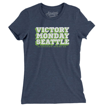 Victory Monday Seattle Women's T-Shirt-Allegiant Goods Co. Vintage Sports Apparel