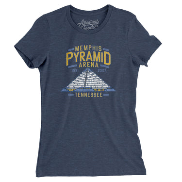 Memphis Pyramid Arena Women's T-Shirt-Allegiant Goods Co. Vintage Sports Apparel