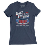 Salt Palace Arena Women's T-Shirt-Allegiant Goods Co. Vintage Sports Apparel