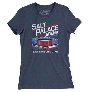 Salt Palace Arena Women's T-Shirt-Allegiant Goods Co. Vintage Sports Apparel