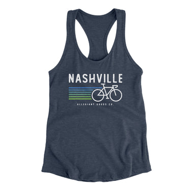 Nashville Cycling Women's Racerback Tank-Allegiant Goods Co. Vintage Sports Apparel