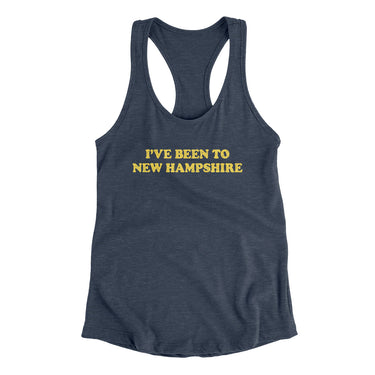 I've Been To New Hampshire Women's Racerback Tank-Allegiant Goods Co. Vintage Sports Apparel