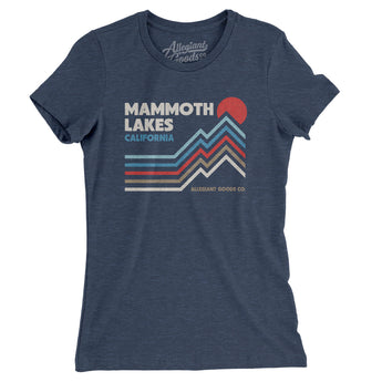 Mammoth Lakes California Women's T-Shirt-Indigo-Allegiant Goods Co. Vintage Sports Apparel