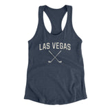 Las Vegas Golf Women's Racerback Tank-Indigo-Allegiant Goods Co. Vintage Sports Apparel