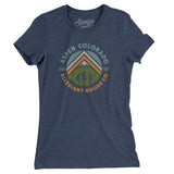 Aspen Colorado Retro Badge Women's T-Shirt-Allegiant Goods Co. Vintage Sports Apparel