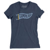 Tampa Bay Pennant Women's T-Shirt-Indigo-Allegiant Goods Co. Vintage Sports Apparel