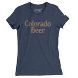 Colorado Beer Women's T-Shirt-Indigo-Allegiant Goods Co. Vintage Sports Apparel