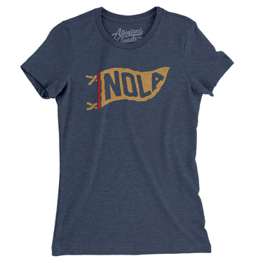 Nola Pennant Women's T-Shirt-Allegiant Goods Co. Vintage Sports Apparel