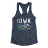 Iowa Cycling Women's Racerback Tank-Indigo-Allegiant Goods Co. Vintage Sports Apparel