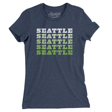 Seattle Repeat Women's T-Shirt-Allegiant Goods Co. Vintage Sports Apparel