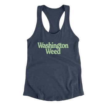 Washington Weed Women's Racerback Tank-Allegiant Goods Co. Vintage Sports Apparel