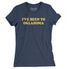 I've Been To Oklahoma Women's T-Shirt-Indigo-Allegiant Goods Co. Vintage Sports Apparel