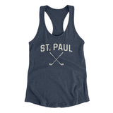 St. Paul Golf Women's Racerback Tank-Indigo-Allegiant Goods Co. Vintage Sports Apparel