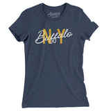 Buffalo Ny Overprinted Women's T-Shirt-Allegiant Goods Co. Vintage Sports Apparel