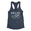 Dallas Cycling Women's Racerback Tank-Indigo-Allegiant Goods Co. Vintage Sports Apparel