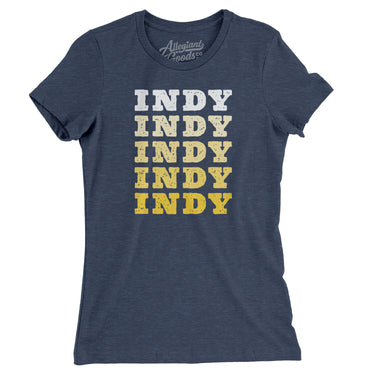 Indy Repeat Women's T-Shirt-Allegiant Goods Co. Vintage Sports Apparel