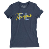 Tampa Fl Overprinted Women's T-Shirt-Allegiant Goods Co. Vintage Sports Apparel
