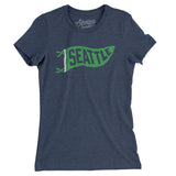 Seattle Pennant Women's T-Shirt-Allegiant Goods Co. Vintage Sports Apparel