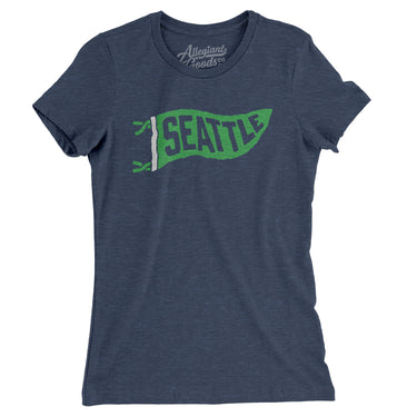 Seattle Pennant Women's T-Shirt-Allegiant Goods Co. Vintage Sports Apparel