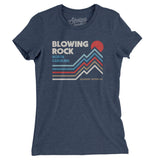 Blowing Rock North Carolina Women's T-Shirt-Indigo-Allegiant Goods Co. Vintage Sports Apparel