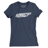Tennessee State Shape Text Women's T-Shirt-Allegiant Goods Co. Vintage Sports Apparel