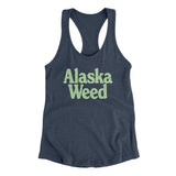 Alaska Weed Women's Racerback Tank-Allegiant Goods Co. Vintage Sports Apparel