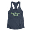 New Mexico Weed Women's Racerback Tank-Indigo-Allegiant Goods Co. Vintage Sports Apparel