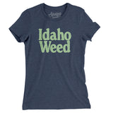Idaho Weed Women's T-Shirt-Indigo-Allegiant Goods Co. Vintage Sports Apparel