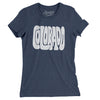 Colorado State Shape Text Women's T-Shirt-Indigo-Allegiant Goods Co. Vintage Sports Apparel