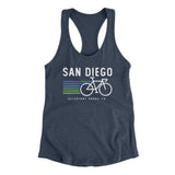 San Diego Cycling Women's Racerback Tank-Allegiant Goods Co. Vintage Sports Apparel