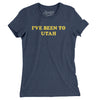 I've Been To Utah Women's T-Shirt-Indigo-Allegiant Goods Co. Vintage Sports Apparel