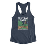 Central Park Women's Racerback Tank-Indigo-Allegiant Goods Co. Vintage Sports Apparel
