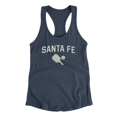 Santa Fe Pickleball Women's Racerback Tank-Indigo-Allegiant Goods Co. Vintage Sports Apparel