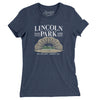 Lincoln Park Women's T-Shirt-Indigo-Allegiant Goods Co. Vintage Sports Apparel