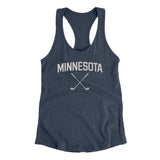 Minnesota Golf Women's Racerback Tank-Indigo-Allegiant Goods Co. Vintage Sports Apparel