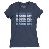 Bangor Repeat Women's T-Shirt-Indigo-Allegiant Goods Co. Vintage Sports Apparel