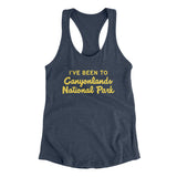 I've Been To Canyonlands National Park Women's Racerback Tank-Allegiant Goods Co. Vintage Sports Apparel