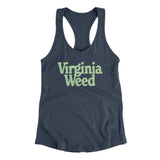 Virginia Weed Women's Racerback Tank-Allegiant Goods Co. Vintage Sports Apparel