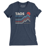 Taos New Mexico Women's T-Shirt-Indigo-Allegiant Goods Co. Vintage Sports Apparel