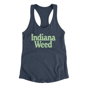 Indiana Weed Women's Racerback Tank-Allegiant Goods Co. Vintage Sports Apparel