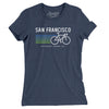 San Francisco Cycling Women's T-Shirt-Indigo-Allegiant Goods Co. Vintage Sports Apparel