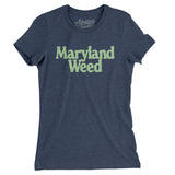Maryland Weed Women's T-Shirt-Allegiant Goods Co. Vintage Sports Apparel