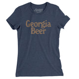 Georgia Beer Women's T-Shirt-Indigo-Allegiant Goods Co. Vintage Sports Apparel