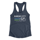 Kansas City Cycling Women's Racerback Tank-Allegiant Goods Co. Vintage Sports Apparel