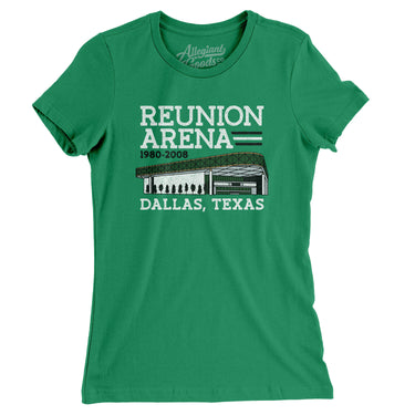 Reunion Arena Women's T-Shirt-Allegiant Goods Co. Vintage Sports Apparel
