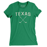 Texas Golf Women's T-Shirt-Kelly Green-Allegiant Goods Co. Vintage Sports Apparel