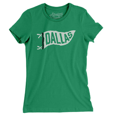 Dallas Pennant Women's T-Shirt-Allegiant Goods Co. Vintage Sports Apparel