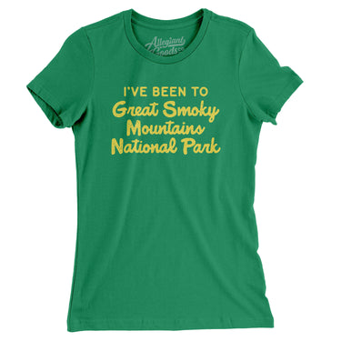 I've Been To Great Smoky Mountains National Park Women's T-Shirt-Allegiant Goods Co. Vintage Sports Apparel