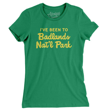I've Been To Badlands National Park Women's T-Shirt-Allegiant Goods Co. Vintage Sports Apparel