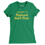 I've Been To Redwood National Park Women's T-Shirt-Kelly Green-Allegiant Goods Co. Vintage Sports Apparel